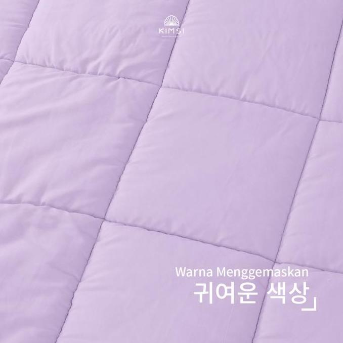 Selimut Bedcover Only Katun Motif Polos Aesthetic