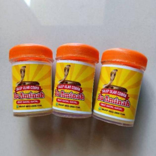 Salep Ular Cobra Ibu Aminah Untuk Gatal Dan Luka