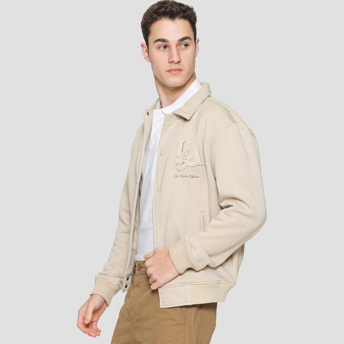 Promo Nevada Embro Collar Jaket Varsity Pria 121758573 COD