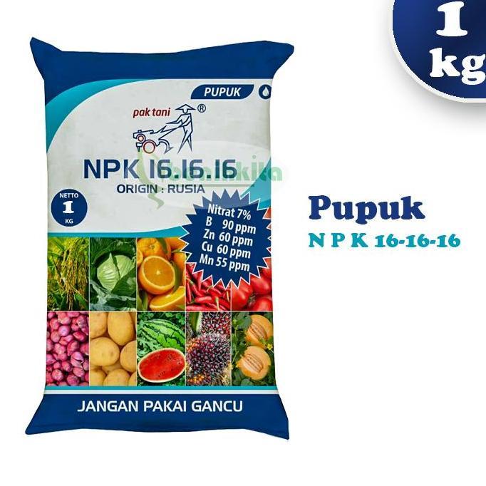 Pupuk NPK Pak Tani 16-16-16 Biru