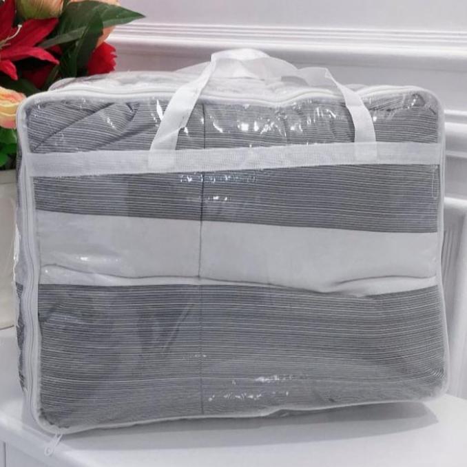 Tas Kantong Bedcover Plastik Mika Bening