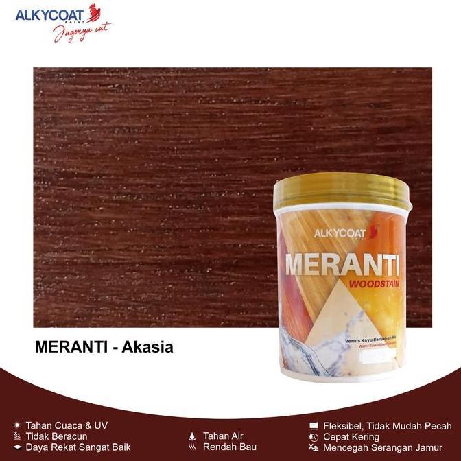 Premium CAT KAYU WOODSTAIN WATERBASED / Politur Kayu / Cat Kayu Premium MERANTI Paint Promo