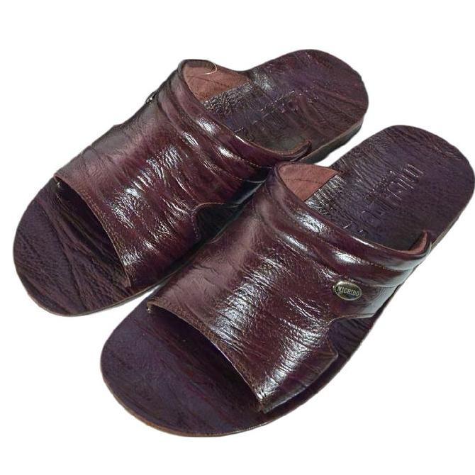 Sandal Pria Kulit Asli Michido sisa Export NS