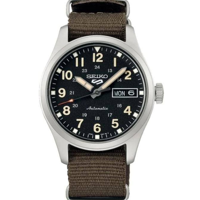 Jam Tangan Seiko 5 Sports SRPJ85K1 Automatic Black Dial WR100M srpj85