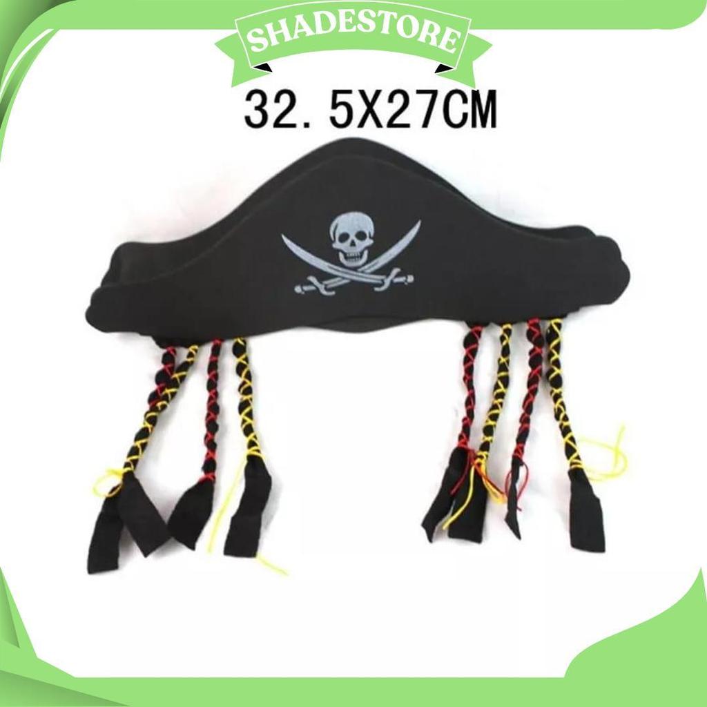 Cosplay Topi Kepang Bajak Laut Jack Sparrow Promo