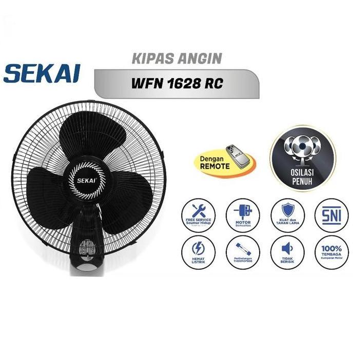 SEKAI Kipas Angin Dinding Tornado Wall Fan Tornado 16 Inch WFN-1627 Taifun / WFN-1627 RC / WFN-1628 