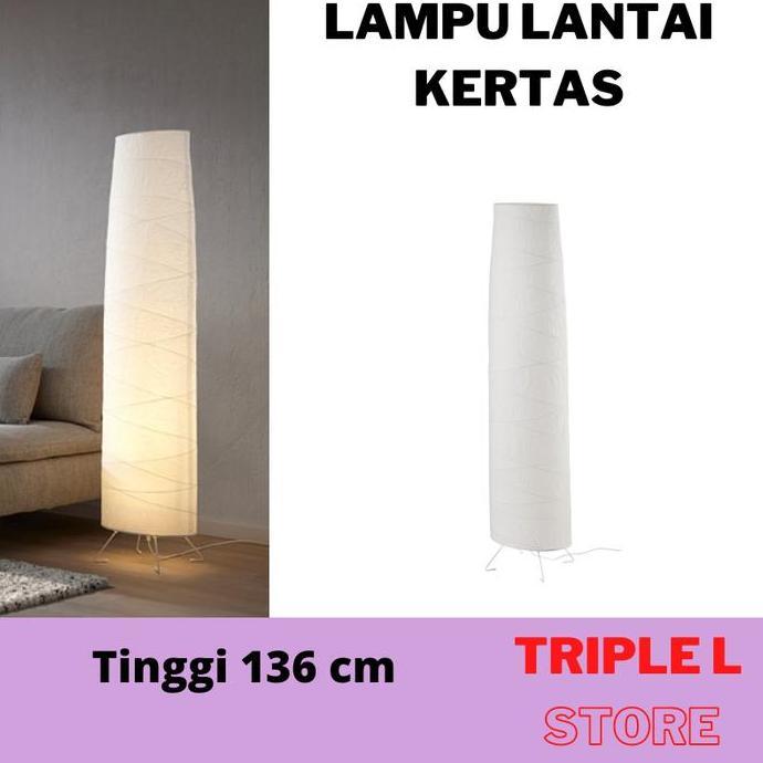 Lampu Lantai Berdiri Standing Lamp Ruang Tamu Hias Kertas