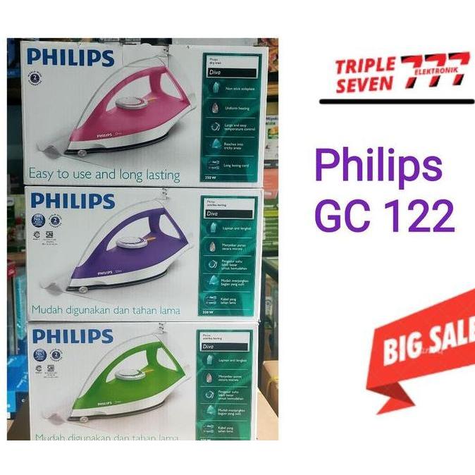 SalE Philips Setrika Diva Gc 122 / GC122/ setrikaan philips Diva