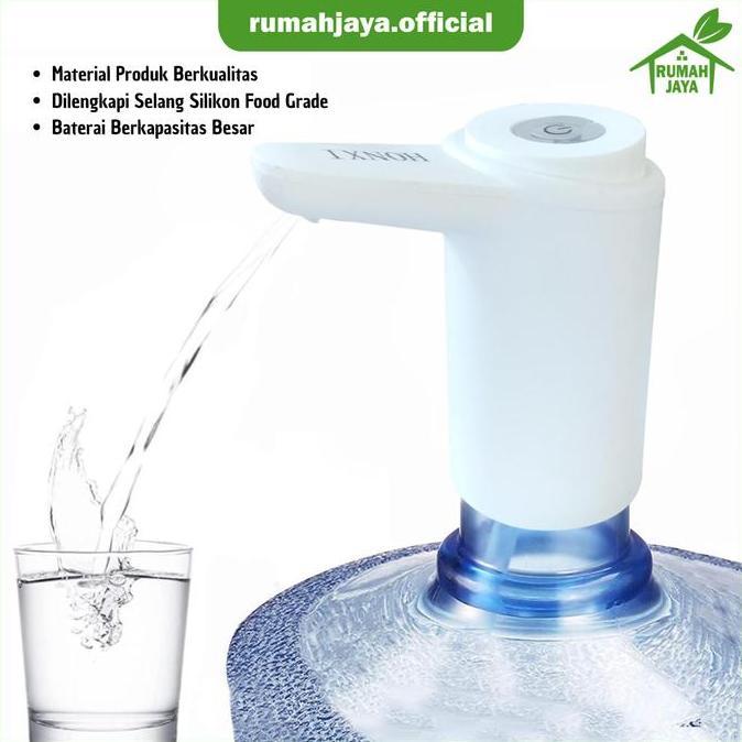 RJO - Pompa Air Galon Elektrik Listrik Portable Water Electric Pump Premium Honxi / Pompa Galon Elek