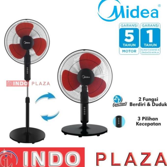 KIPAS ANGIN BERDIRI 16 inch MIDEA STAND FAN FS40-19K