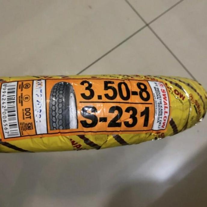 Ban Luar Swallow Ukuran 350 Ring 8 Vespa Super PS Ban Swallow 350 - 8