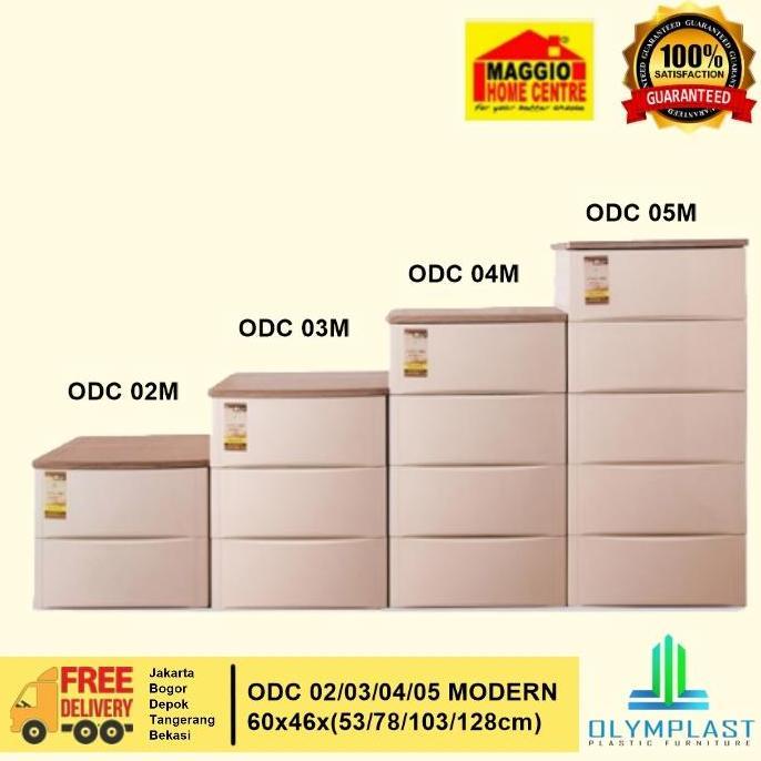 LEMARI PLASTIK SUSUN - LEMARI KABINET PLASTIK - LEMARI SUSUN PLASTIK 2/3/4/5 PINTU - ODC - OLYMPLAST