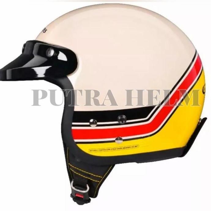 HELM CARGLOSS CFM RETRO ORIGINAL VINTAGE AVORIO NAINDE CREAM