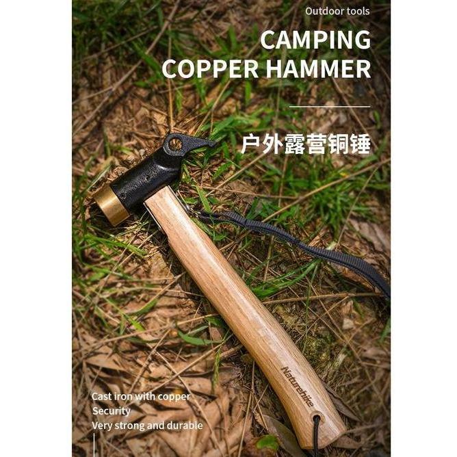 Camping Hammer Naturehike Nh20Pj083 Palu Pasak Tenda Camping