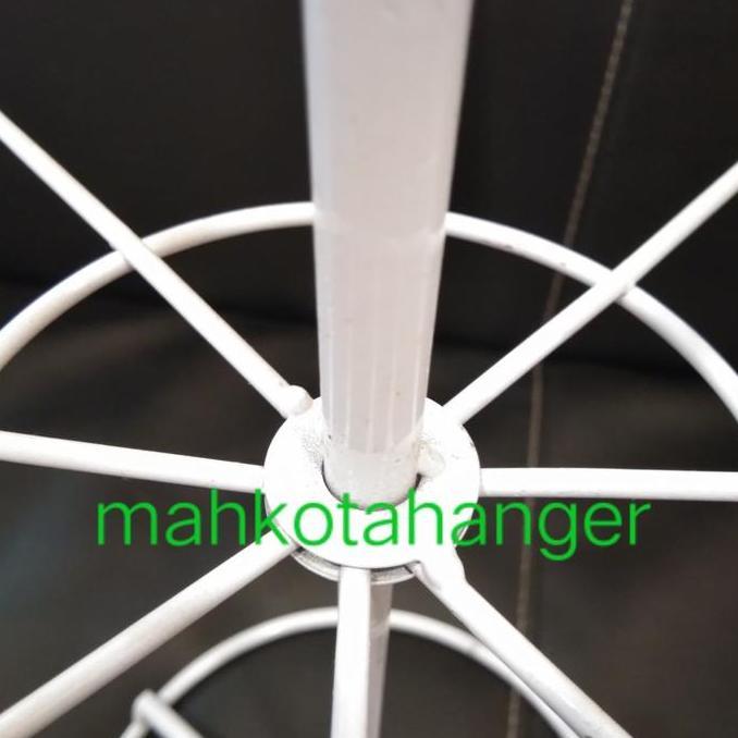 Rak Display putar matahari 2 susun gantungan aksesoris display