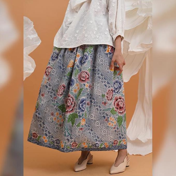 NONA RARA - Keke Skirt Encim P0459, Rok batik wanita modern