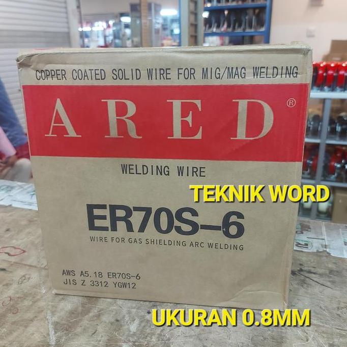 Promo Kawat Las Co2 Mig Wire Solid Aws 702-6 0.8Mm 1Mm Dan 1.2Mm 15Kg Solid Cod