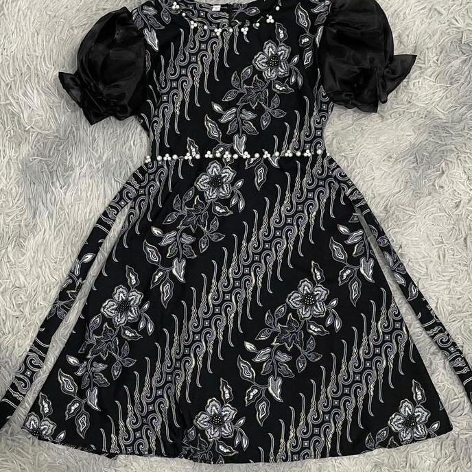 Promo Dress  Batik Anak Mahalini/ Dress anak perempuan / kids dress / gaun anak cewek / baju anak pe