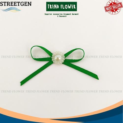 Gercep [PER LUSIN] Pita kecil Satin 1/8 inch plus monte kecil PER LUSIN pita hiasan souvenir hampers