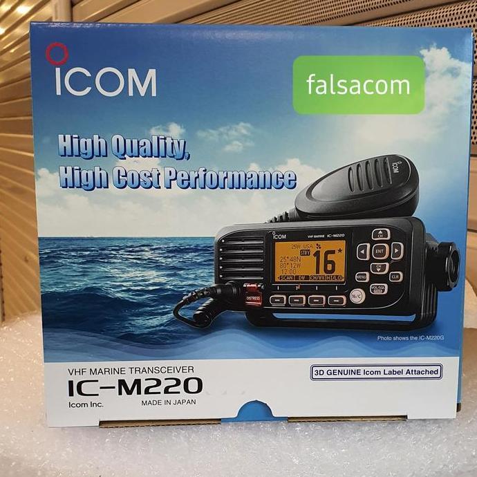 ICOM M220 VHF MARINE / ICOM M 220 ORIGINAL DAN TERPERCAYA