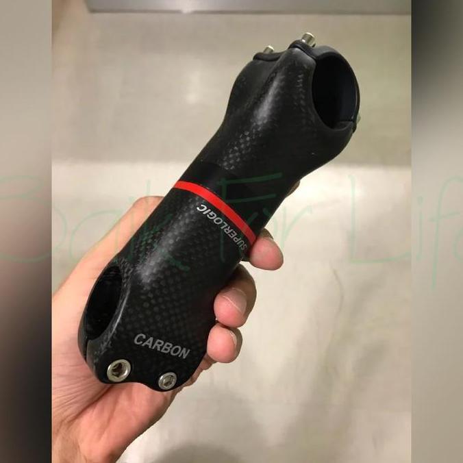 Promo Stem Carbon Superlogic roadbike sepeda balap road bike COD