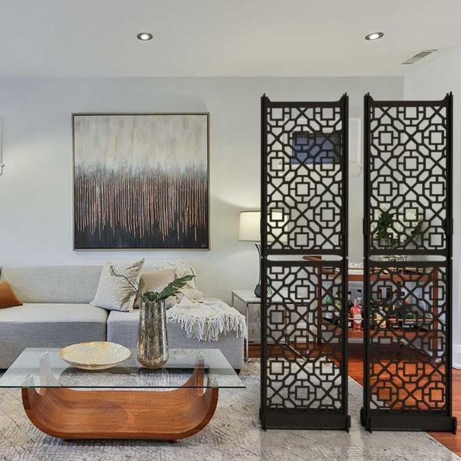 Sekat Pembatas Ruangan Laser Cut Oriental | Sketsel Dekorasi Aesthetic