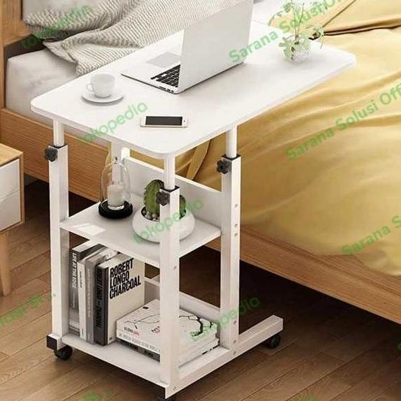 Meja Rak Laptop Serbaguna Portable / Meja Kerja / Meja Belajar Rak