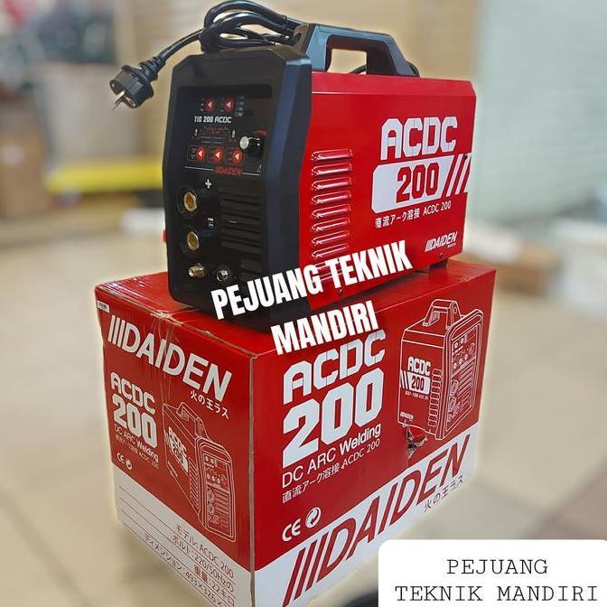 Promo Mesin Las Argon Daiden Tig 200 Ac/Dc Daiden Tig 200 Ac Dc Daiden Acdc Cod
