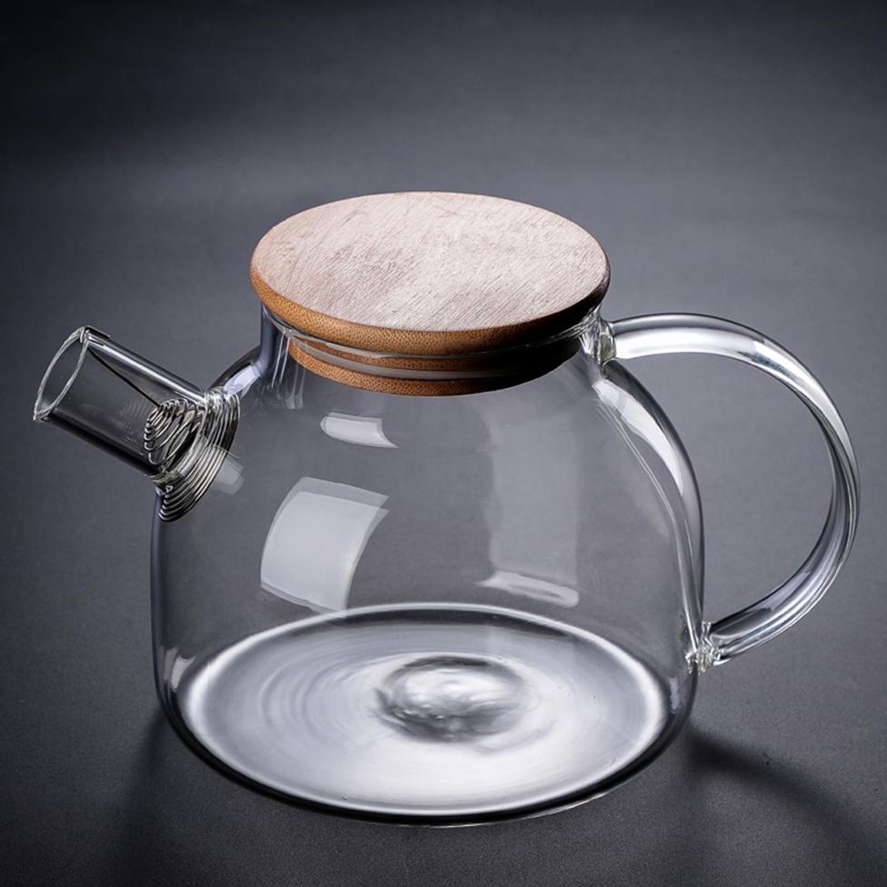 Aswasada Project Teko Pitcher Pemasak Masak Air Teh Teapot Maker Kaca Borosilicate Glass