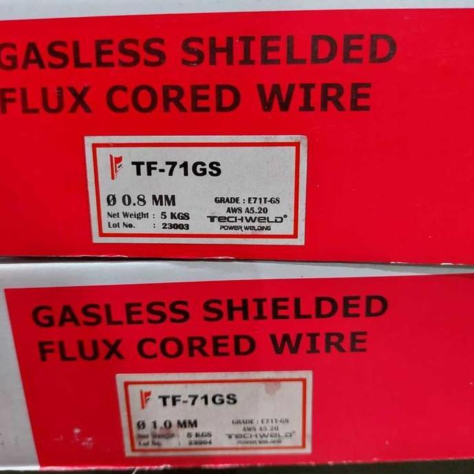 Promo Techweld 5Kg Kawat Las Mig Flux Core Gasless Good Quality Cod