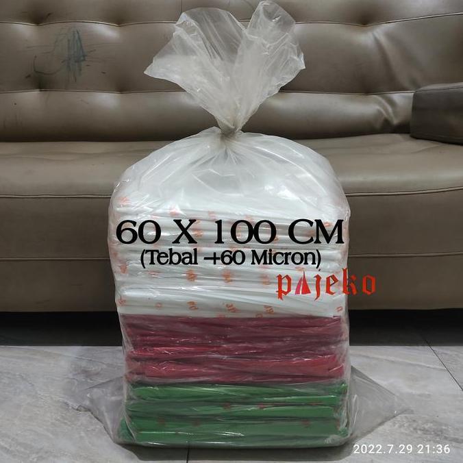 Kantong Plastik Sampah Bening / Transparant 60 X 100