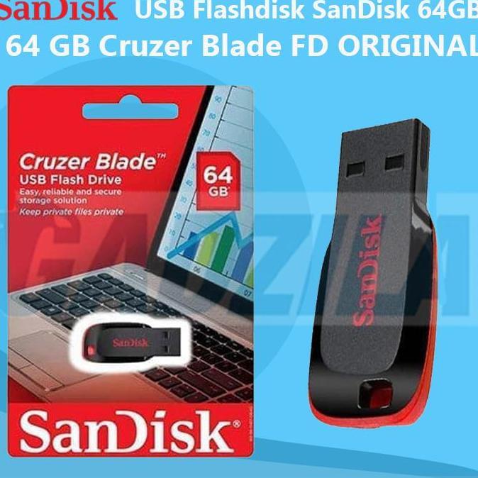 USB Flashdisk SanDisk 64GB - 64 GB Cruzer Blade FD