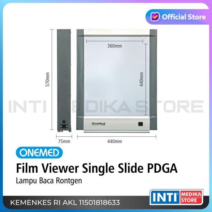 Onemed - Film Viewer Single Slide X Ray | Lampu Baca Rontgen