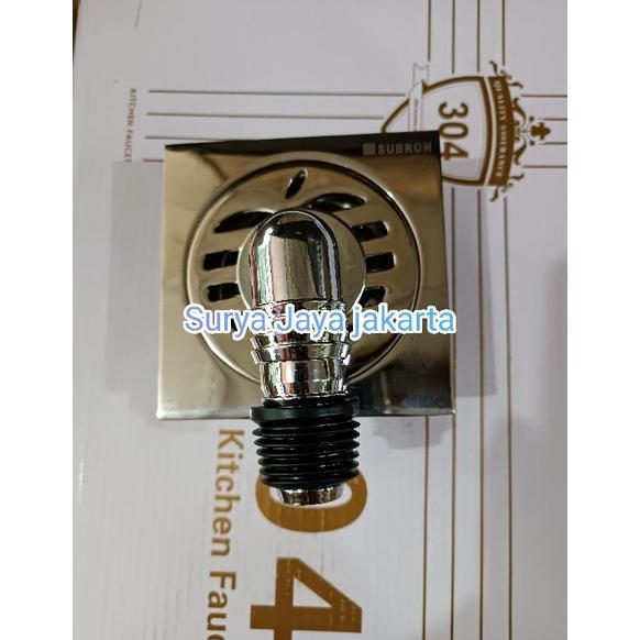 Floor drain mesin cuci stainless Floor drain mesin cuci konektor