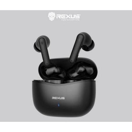 Headset Rexus Earphone TWS ANC Bluetooth FX5 BLACK FOR GAMING