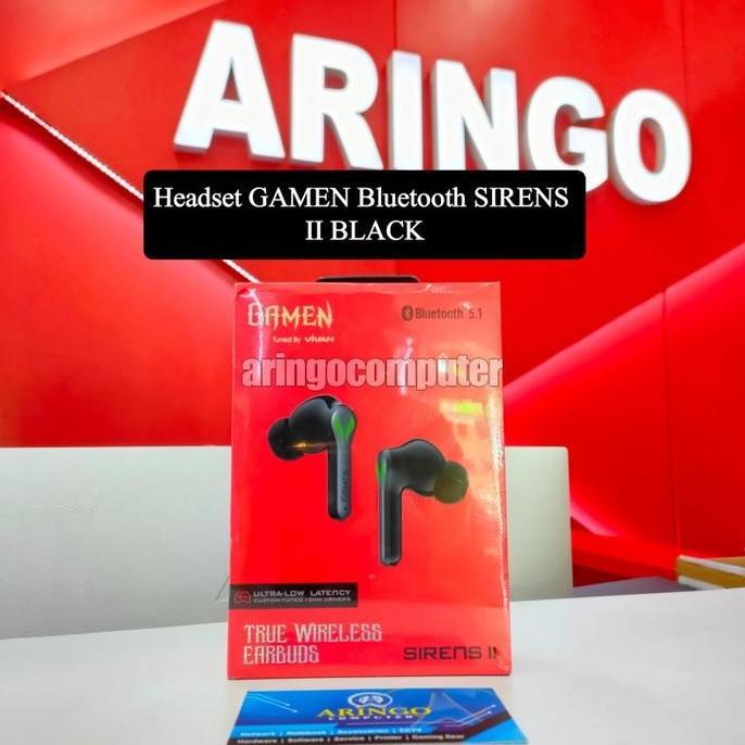 Headset GAMEN Bluetooth SIRENS II BLACK