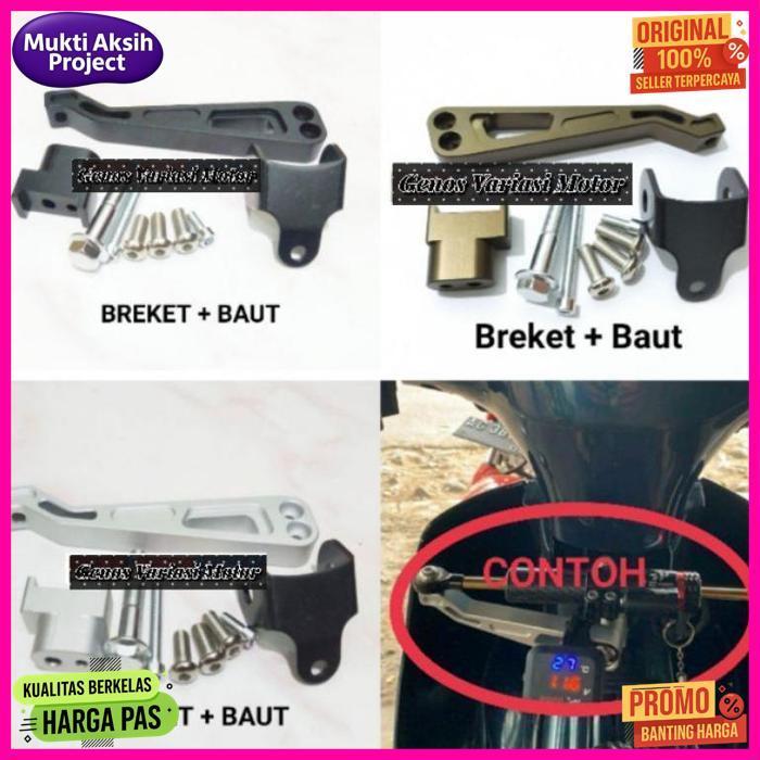 Exclusive Breket Stabiliser Breket Stering Dumper Tengah Motor Matic & Bebek Cocok Buat Stabilizer P