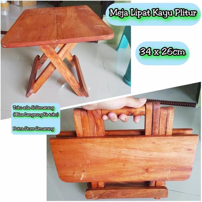 Meja Lipat Kayu Mini Meja Lesehan Meja Ngaji Meja Al Quran Meja Univer