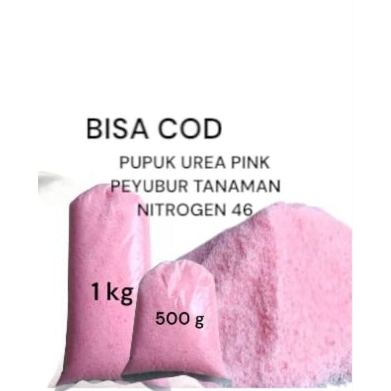 Promo Cod Pupuk Urea Pink Kemasan 1 Kg / Pupuk Urea Pink Nitrogen 46 Pupuk Penyubur Tanaman ....