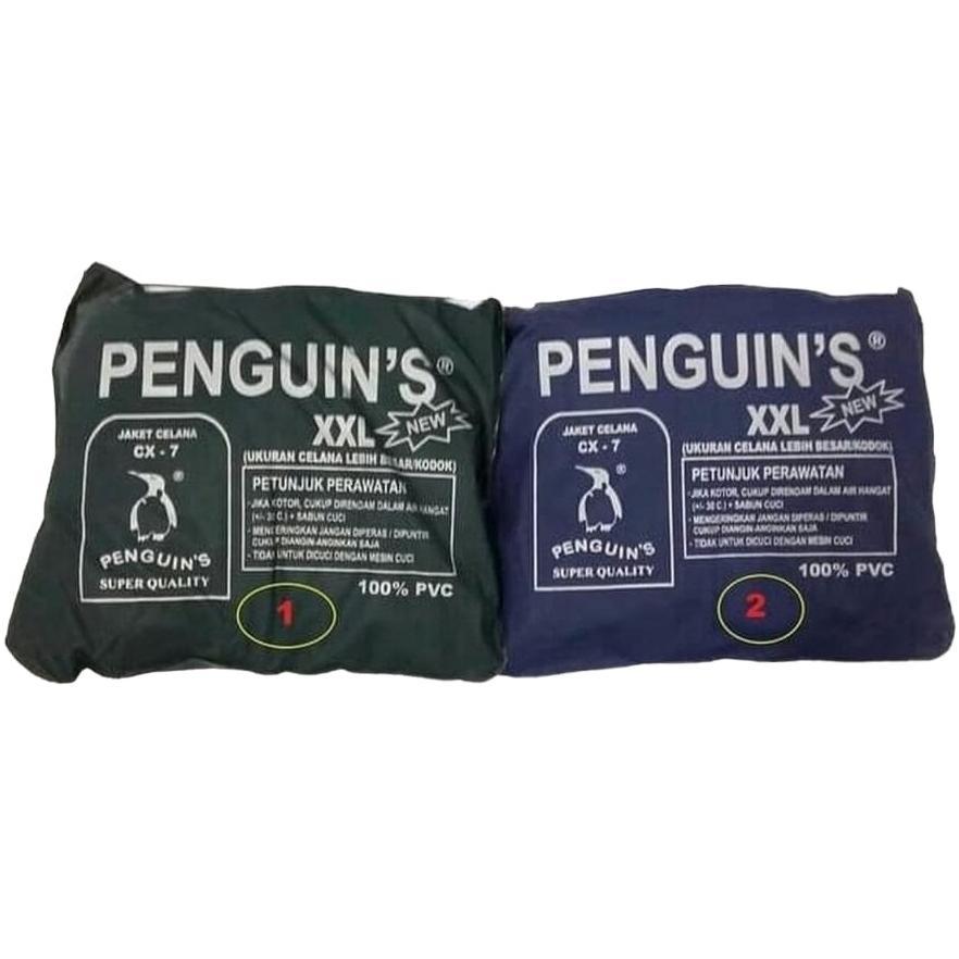 Jas Hujan Setelan Penguin's Jaket Celana Pinguin CX7 SUPER TEBALLL Jas Hujan