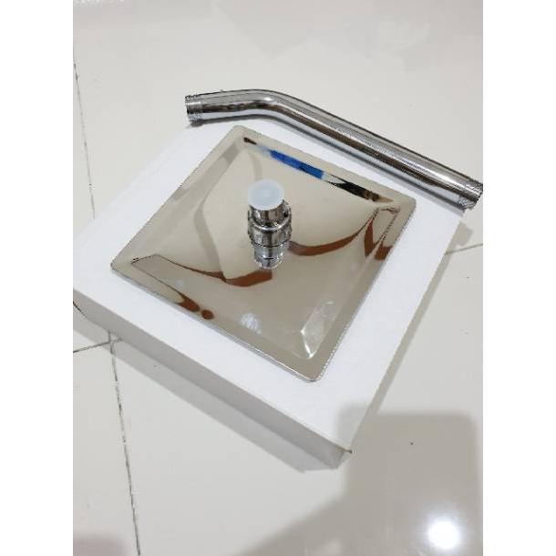 Wall Shower Tanam Tembok Stainles Steel 6 inch - Wall Shower Kamar Mandi Minimalis - Wall shower kom