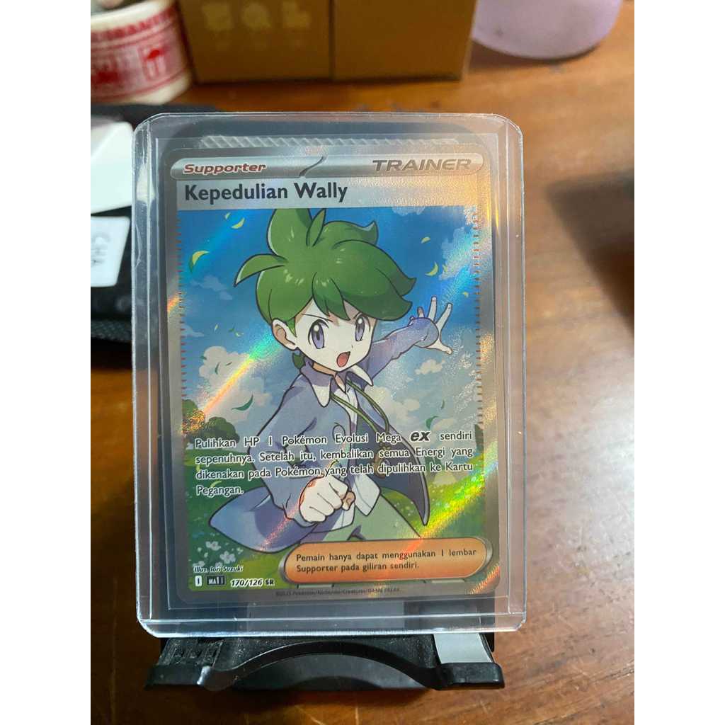 KARTU POKEMON - KEPEDULIAN WALLY (170/126) SR - MA1 - EVOLUSI MEGA