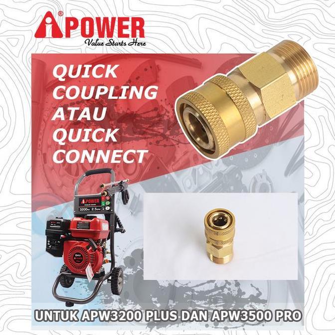 Quick Coupling Atau Quick Connect Untuk Apw3200 Plus Dan Apw3500 Pro
