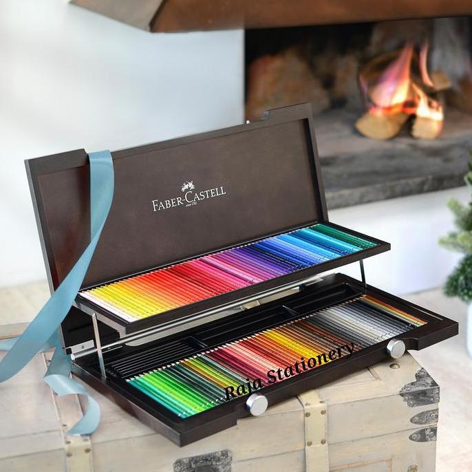 Faber Castell 120 Colour Pencils Polychromos Wood Case Limited