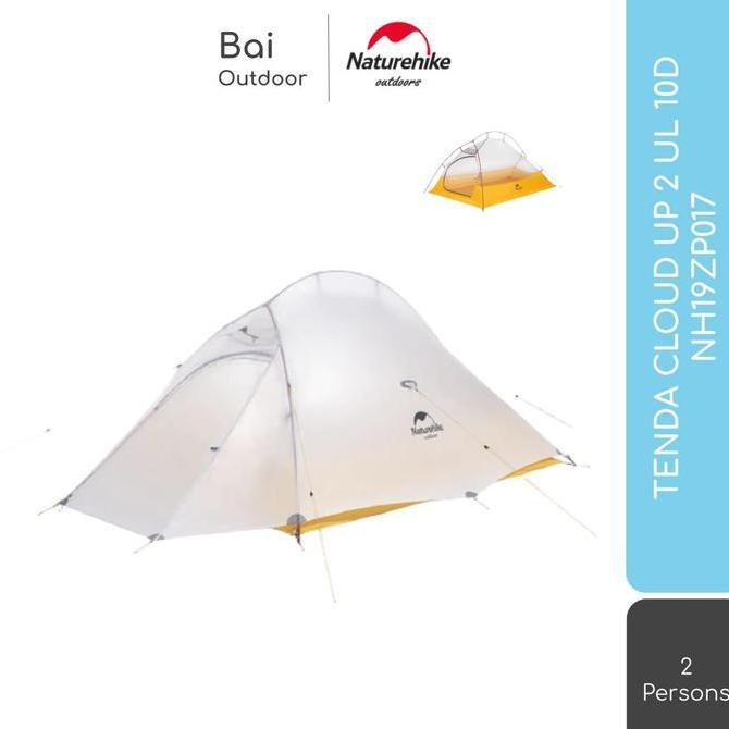 Tenda Cloud Up 2 Ul 10D Naturehike Nh19Zp017 Camping Ultralight Ul