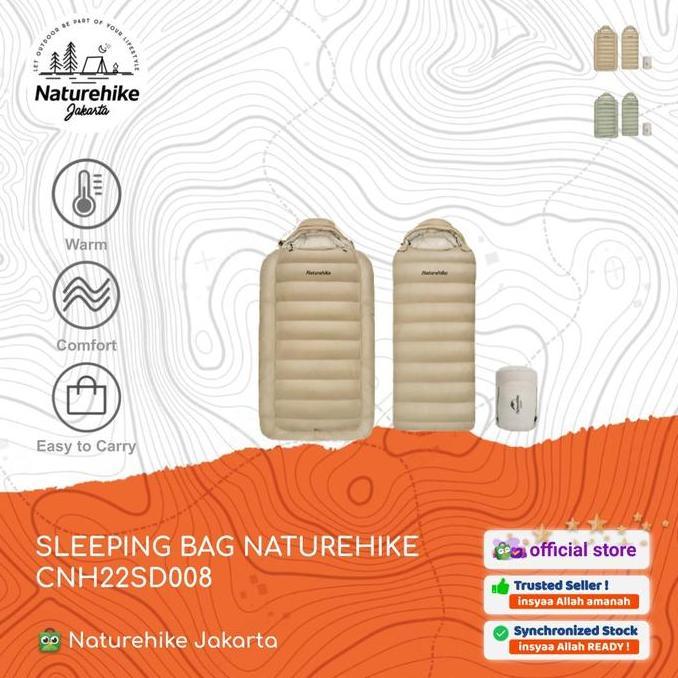 Sleeping Bag / Kantong Tidur Camping Snow Winter Naturehike Cnh22Sd008