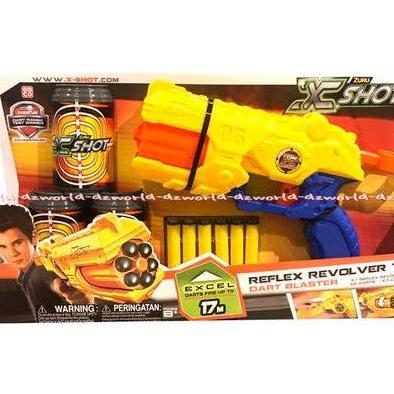 Mainan Pistol Emco Reflex Revolver xshot TK 06