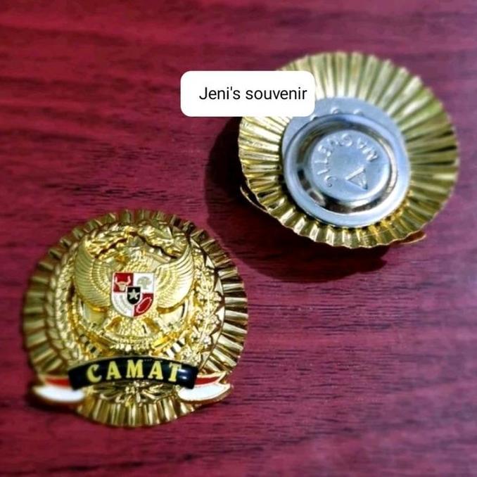 DF253>> Pin camat model magnet terbaru - lencana camat