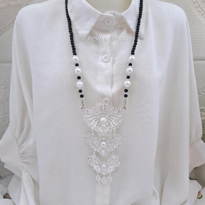DB35>> Kalung Kebaya Etnik Bros Kutubaru Modern Pin Baju Bodo Bugis Makasar Aksesoris Pakaian Adat N