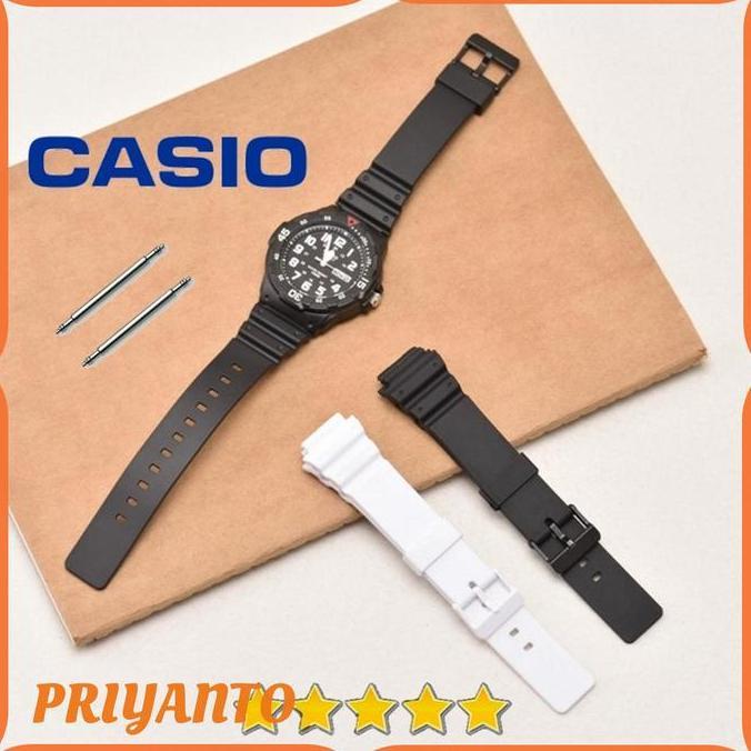 DB7>> STRAP CASIO ORI MRW 200 H FREE PEN BAND TALI JAM TANGAN MRW200H MRW200